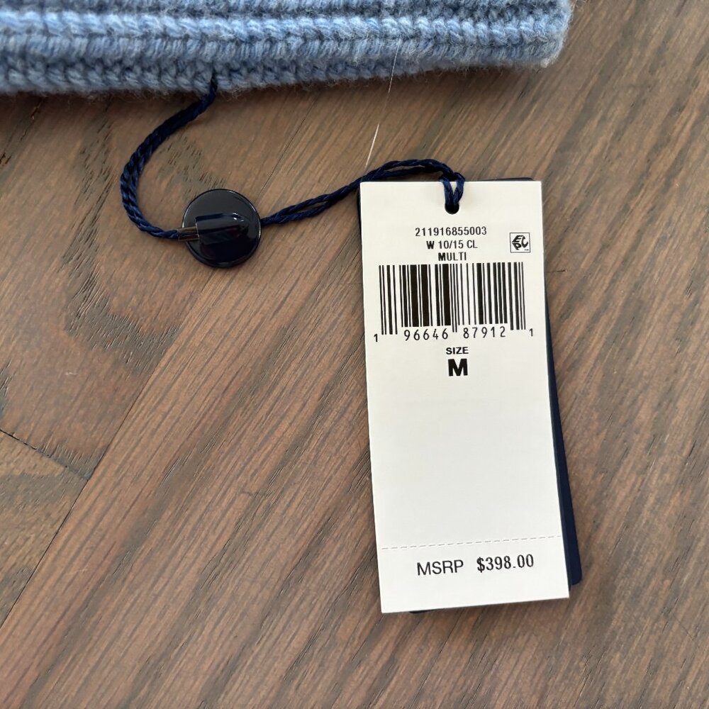 NWT (Light Blue) Polo by Ralph Lauren Wool-Cashmere Turtleneck Sweater - Picture 4 of 5